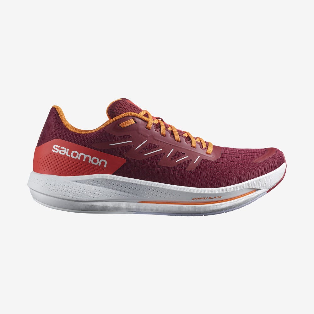 Salomon SPECTUR Futócipő Férfi Piros/Narancssárga/Lila | HU926573