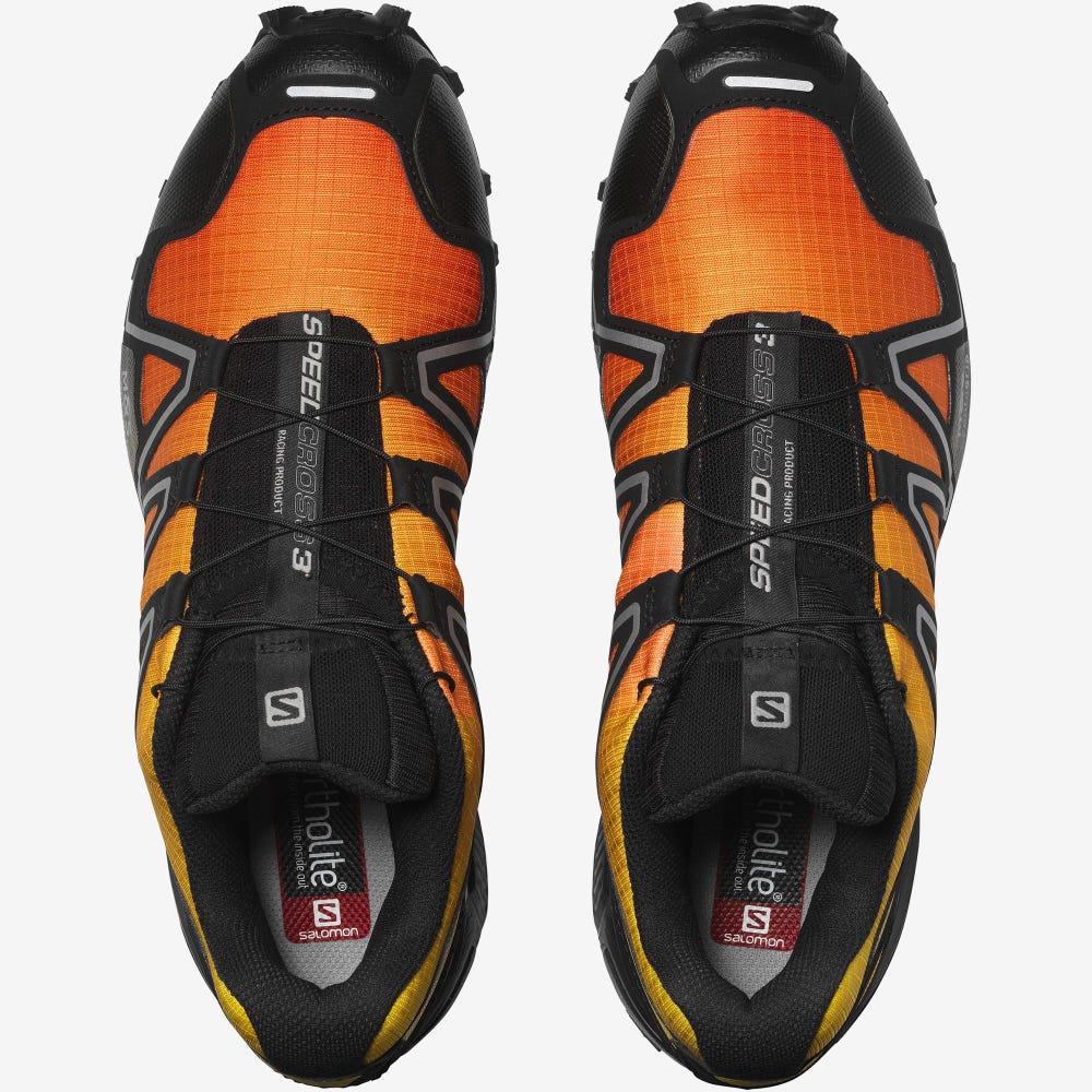 Salomon SPEEDCROSS 3 GRADIENT Sportcipő Női Rózsaszín/Citrom/Titán | HU510629