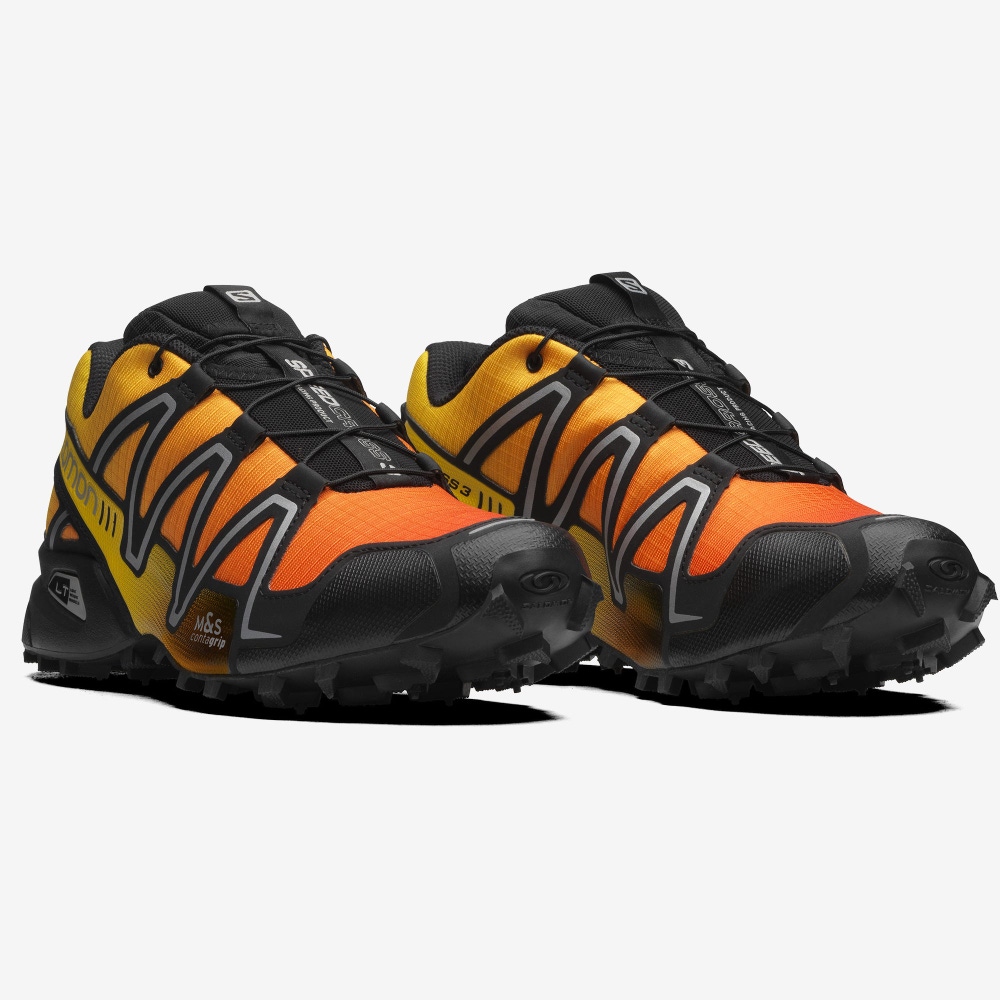 Salomon SPEEDCROSS 3 GRADIENT Sportcipő Női Rózsaszín/Citrom/Titán | HU510629