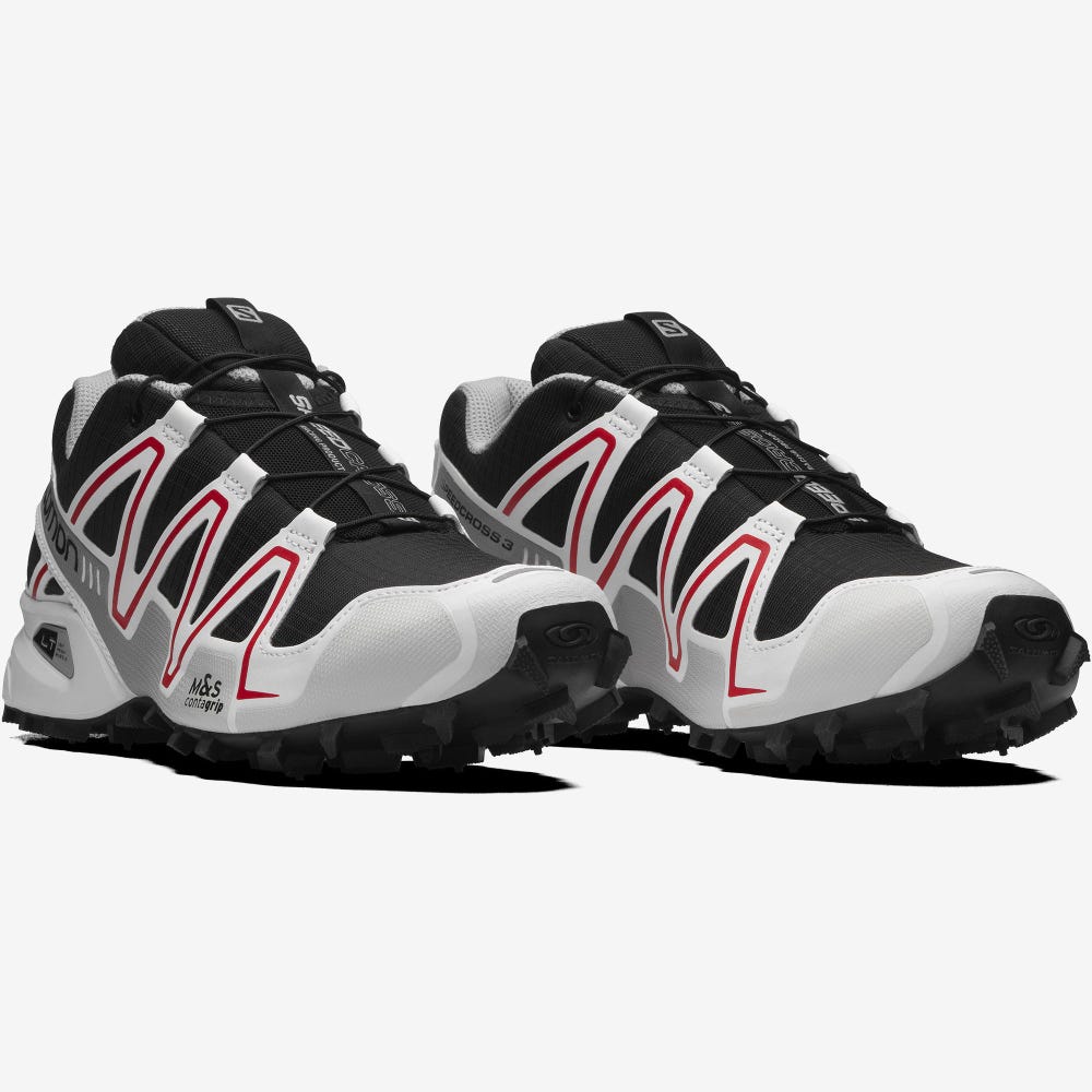 Salomon SPEEDCROSS 3 GRADIENT Sportcipő Női Fekete/Fehér | HU842539