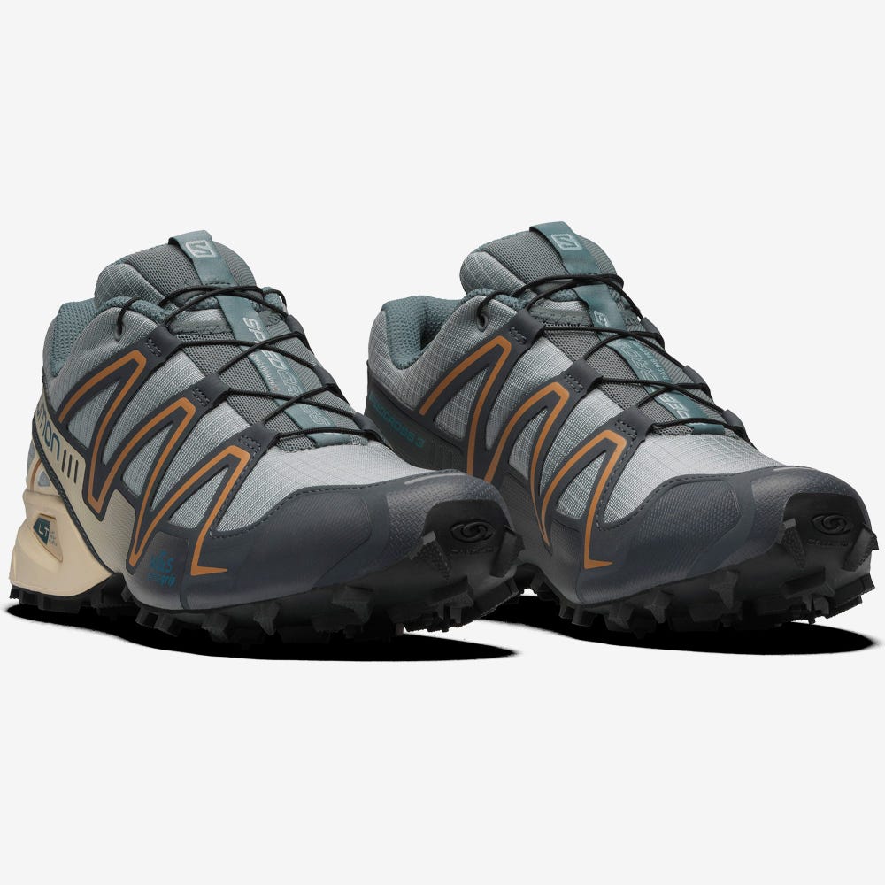 Salomon SPEEDCROSS 3 Sportcipő Férfi Barna | HU674132