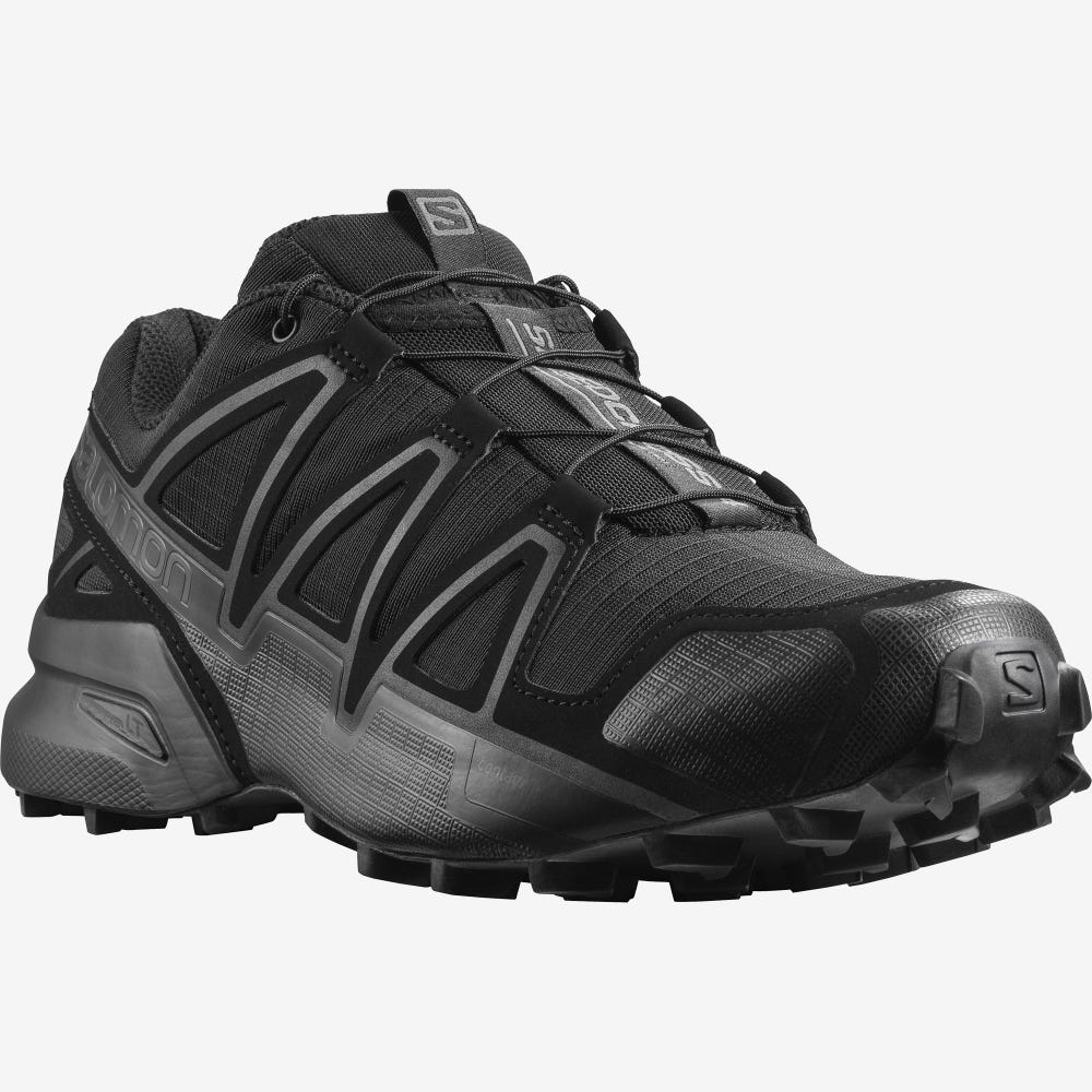 Salomon SPEEDCROSS 4 WIDE FORCES Taktikai Bakancs Férfi Fekete | HU813067