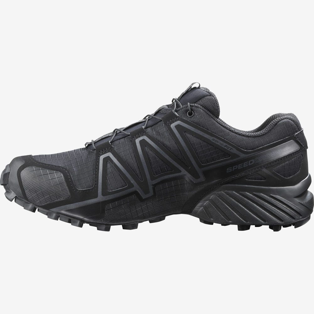 Salomon SPEEDCROSS 4 WIDE FORCES Taktikai Bakancs Férfi Fekete | HU813067