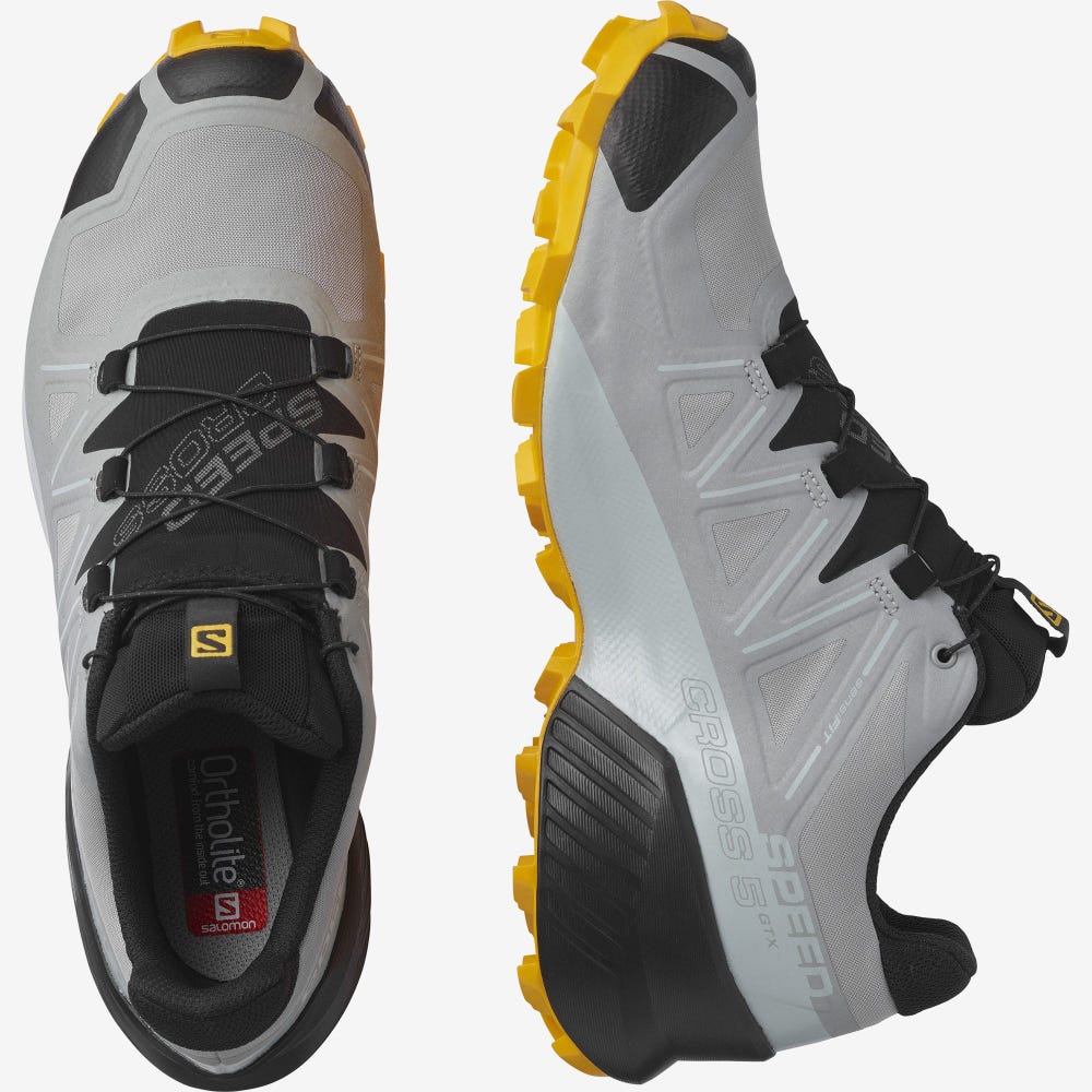 Salomon SPEEDCROSS 5 GORE-TEX Terepfutó Cipő Férfi Fekete | HU506134