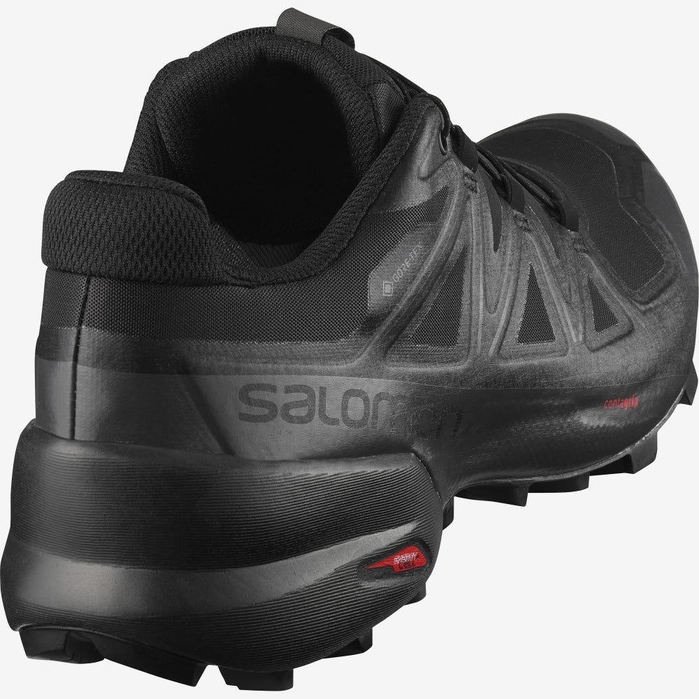 Salomon SPEEDCROSS 5 GORE-TEX Terepfutó Cipő Férfi Fekete | HU941865