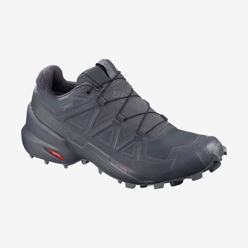 Salomon SPEEDCROSS 5 GTX NOCTURNE Terepfutó Cipő Női Szürke/Fekete | HU164729