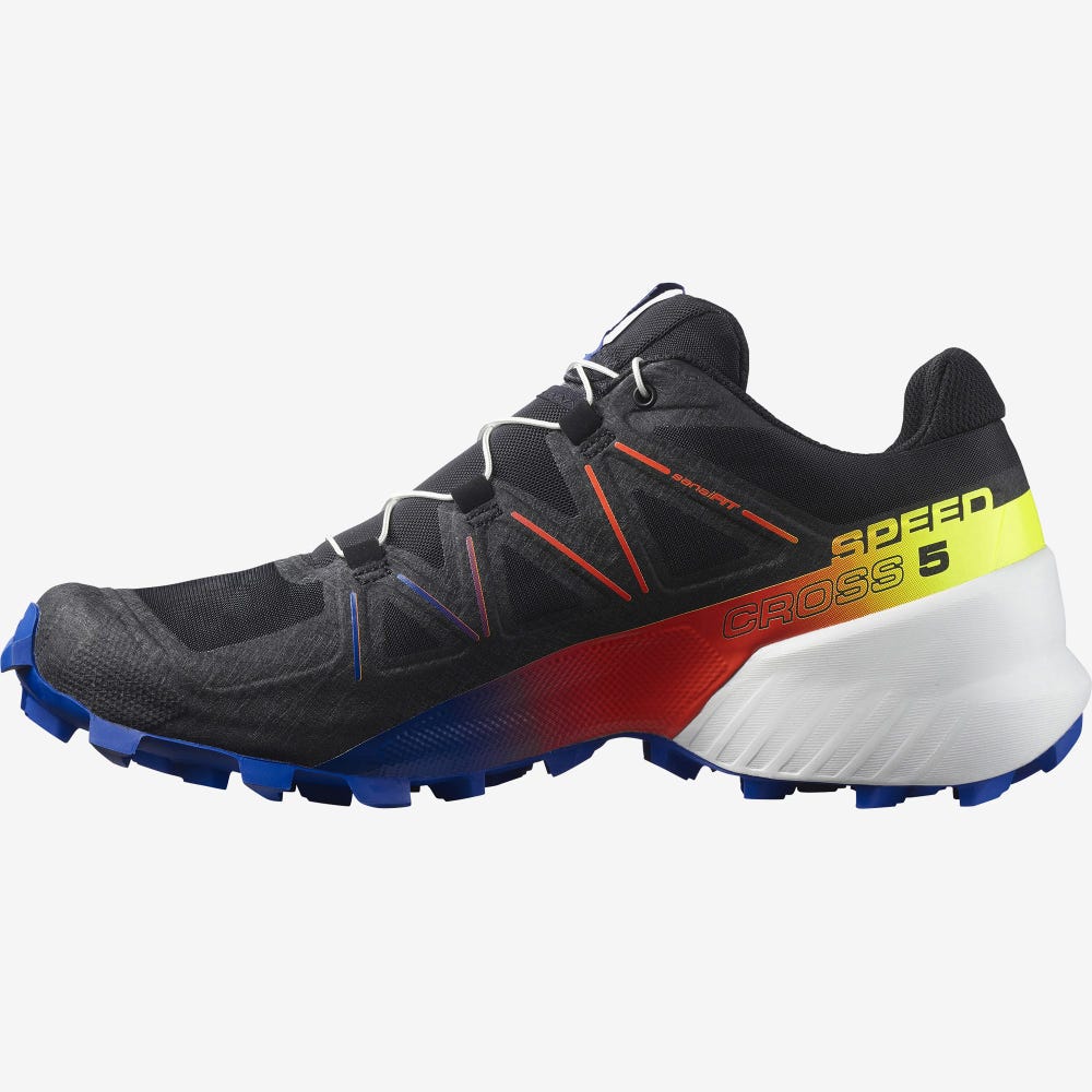 Salomon SPEEDCROSS 5 RACING PACK Terepfutó Cipő Férfi Fekete/Sárga | HU063594