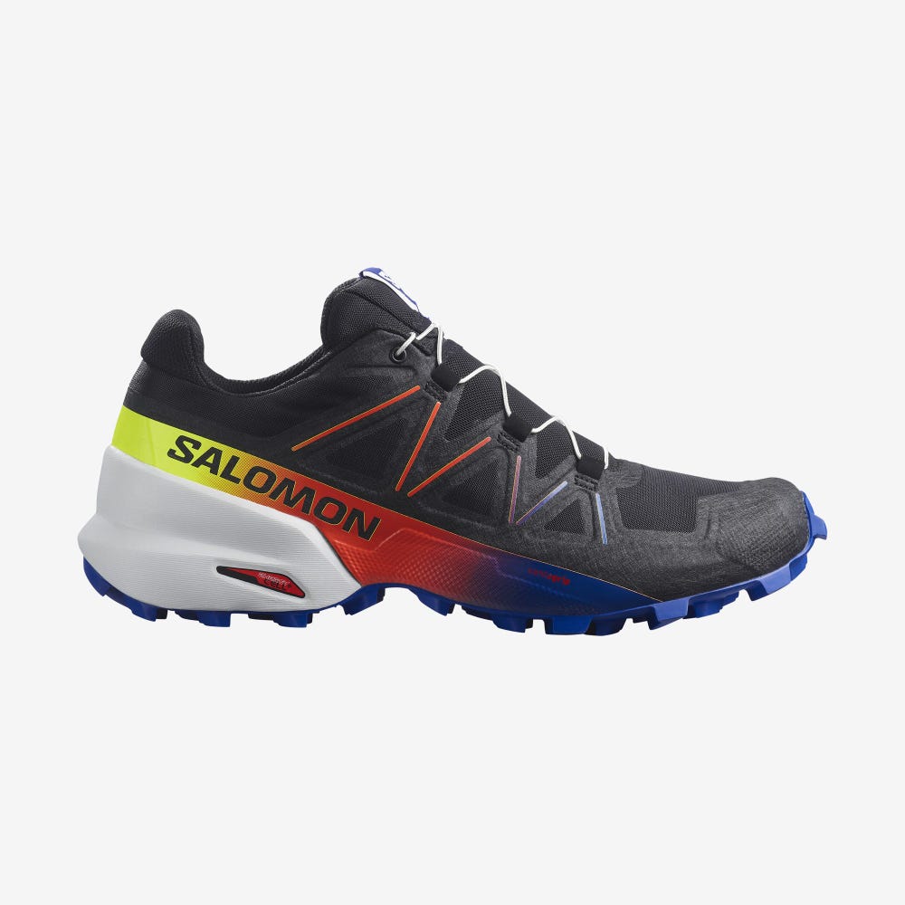 Salomon SPEEDCROSS 5 RACING PACK Terepfutó Cipő Férfi Fekete/Sárga | HU063594