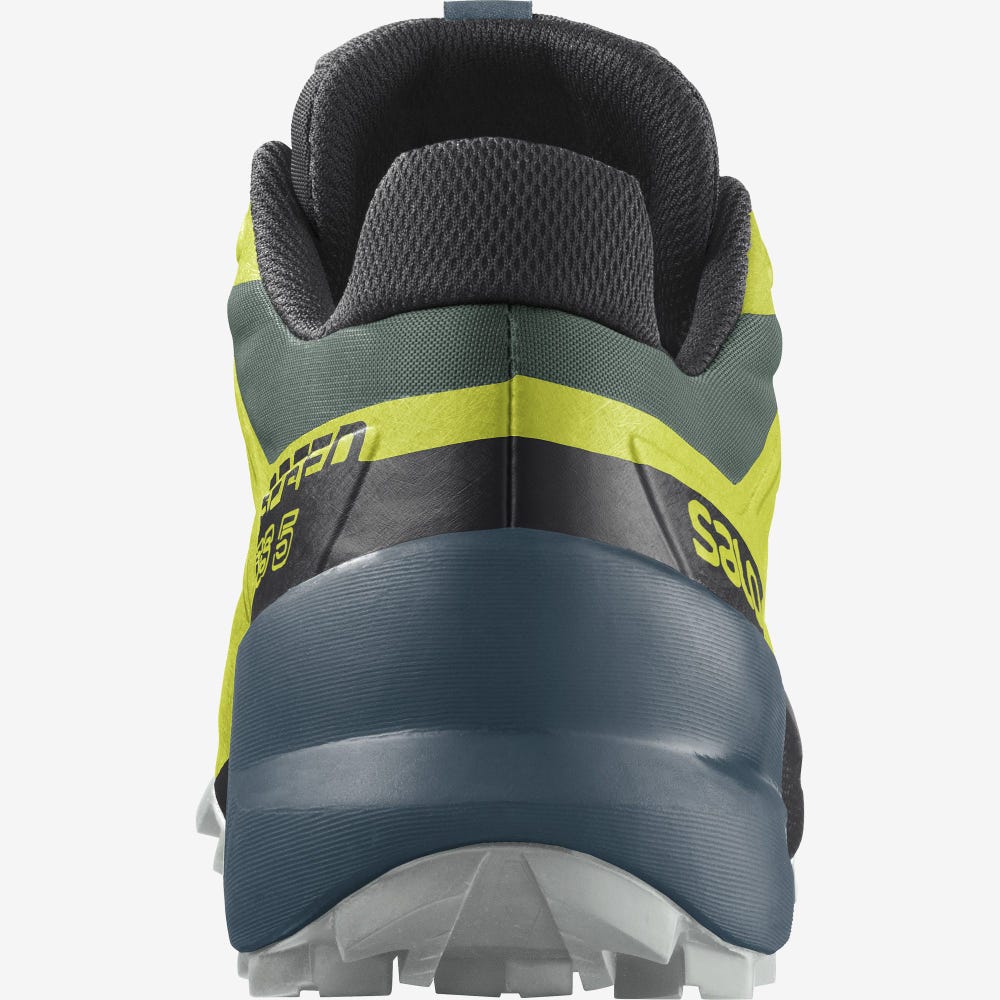 Salomon SPEEDCROSS 5 Terepfutó Cipő Férfi Zöld/Fekete | HU079165