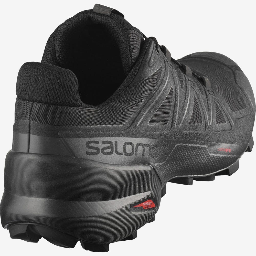 Salomon SPEEDCROSS 5 Terepfutó Cipő Férfi Fekete | HU324067