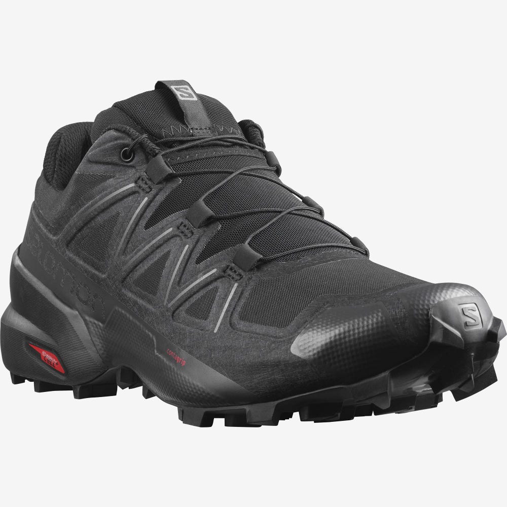 Salomon SPEEDCROSS 5 Terepfutó Cipő Férfi Fekete | HU324067