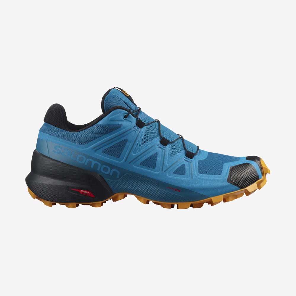 Salomon SPEEDCROSS 5 Terepfutó Cipő Férfi Kék | HU953106