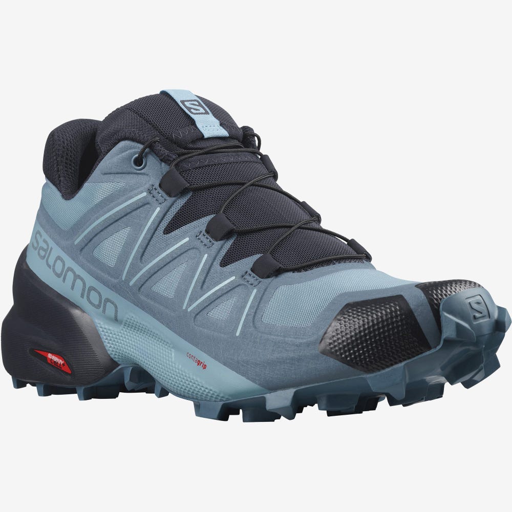 Salomon SPEEDCROSS 5 Terepfutó Cipő Női Kék | HU182059