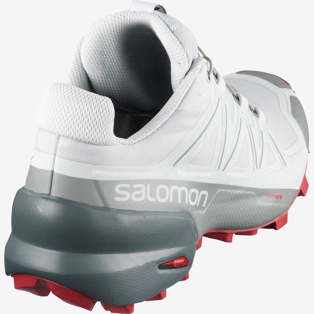 Salomon SPEEDCROSS 5 Terepfutó Cipő Női Kék/Sötét Piros Rózsaszín | HU590382