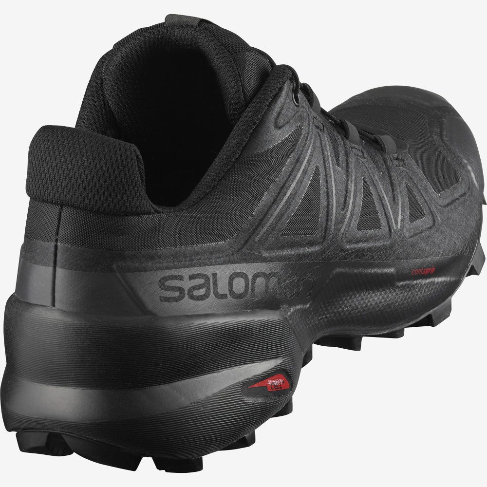 Salomon SPEEDCROSS 5 WIDE Terepfutó Cipő Férfi Fekete | HU629458