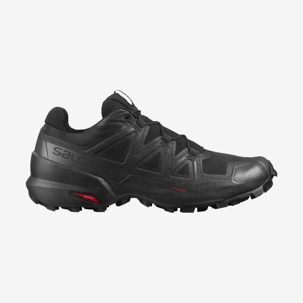 Salomon SPEEDCROSS 5 WIDE Terepfutó Cipő Férfi Fekete | HU629458