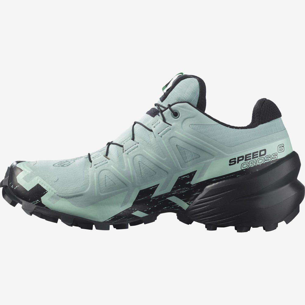 Salomon SPEEDCROSS 6 GORE-TEX Terepfutó Cipő Női Türkiz/Fekete | HU358176