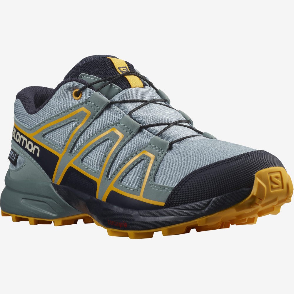 Salomon SPEEDCROSS CLIMASALOMON™ WATERPROOF Túrabakancs Gyerek Zöld | HU458610