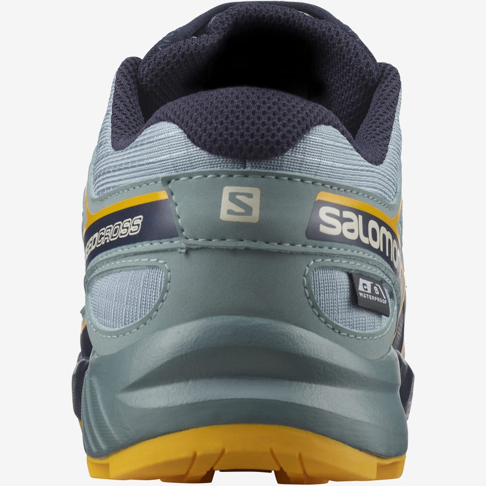 Salomon SPEEDCROSS CLIMASALOMON™ WATERPROOF Túrabakancs Gyerek Zöld | HU458610