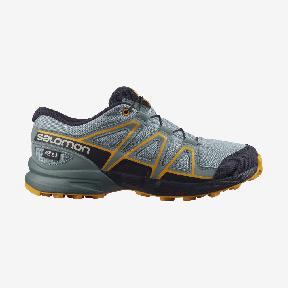 Salomon SPEEDCROSS CLIMASALOMON™ WATERPROOF Túrabakancs Gyerek Zöld | HU458610