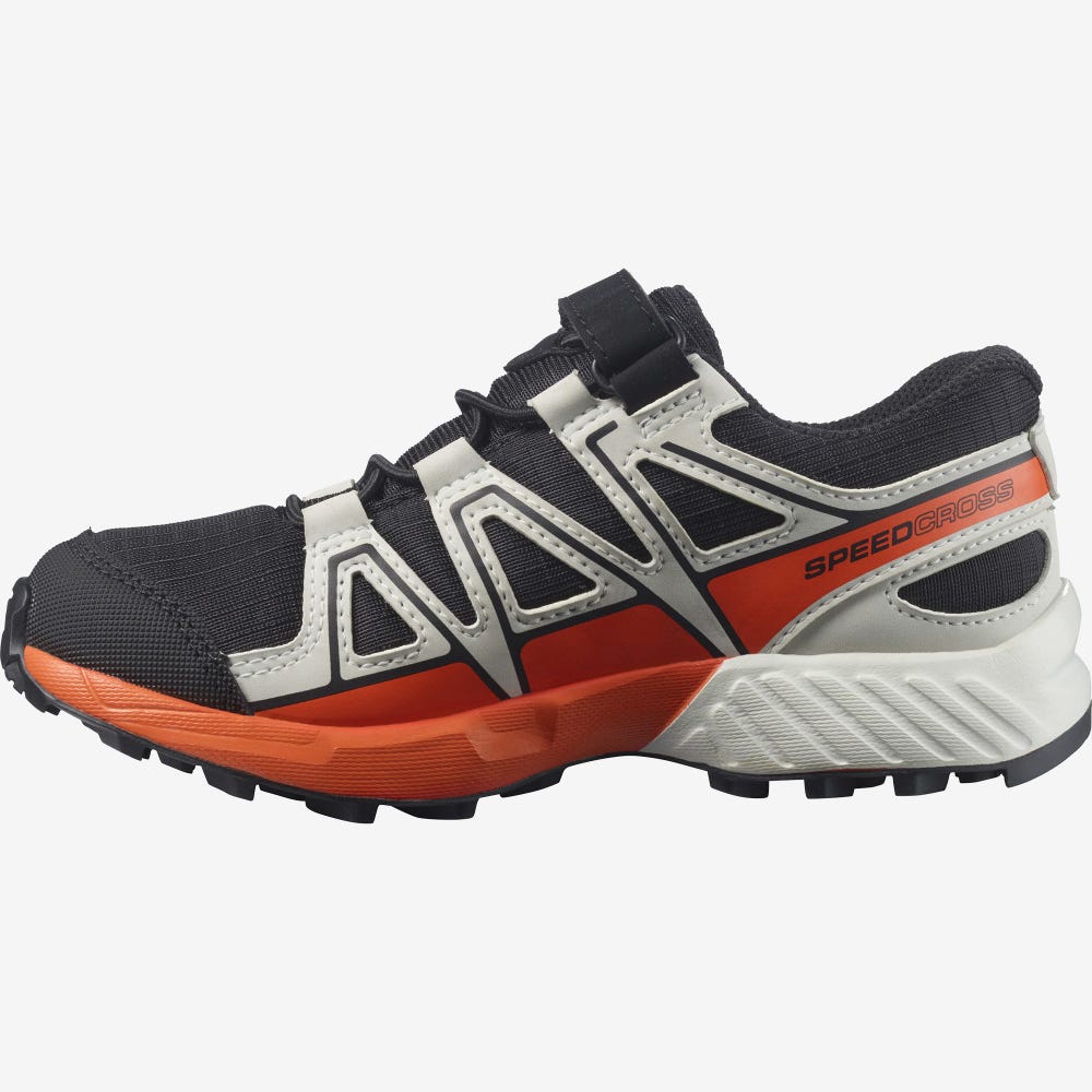 Salomon SPEEDCROSS CLIMASALOMON™ WATERPROOF Terepfutó Cipő Gyerek Fekete/Rózsaszín | HU980471