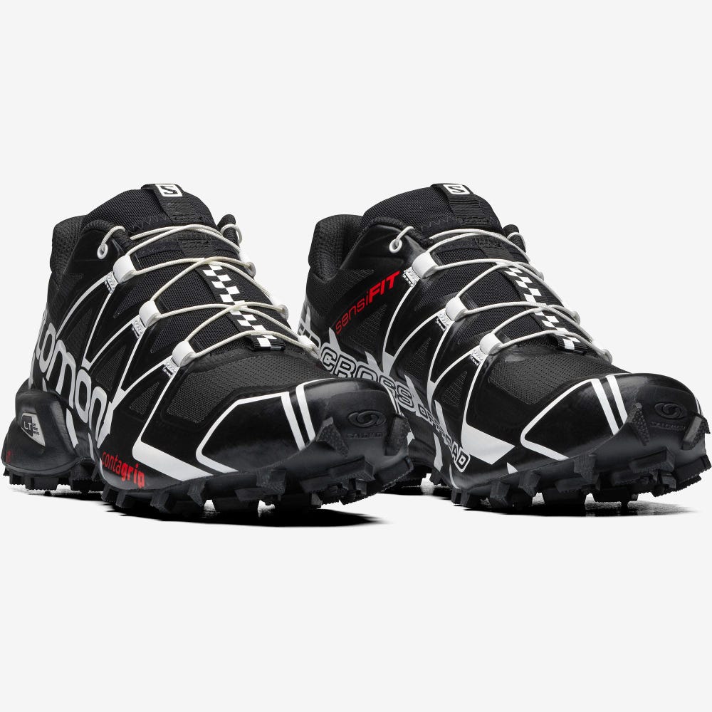 Salomon SPEEDCROSS OFFROAD Sportcipő Női Fekete/Fehér | HU186237