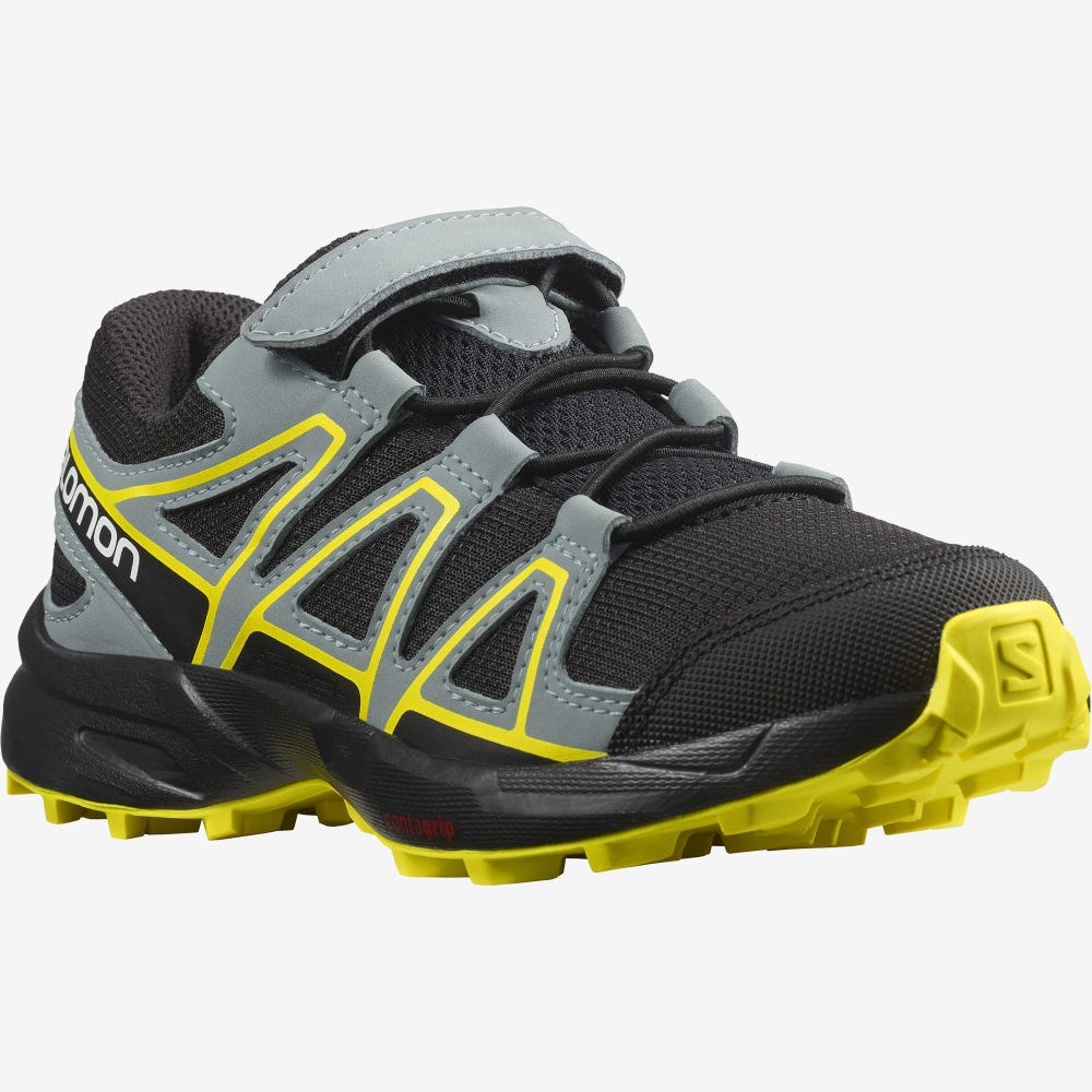 Salomon SPEEDCROSS Terepfutó Cipő Gyerek Fekete | HU469538