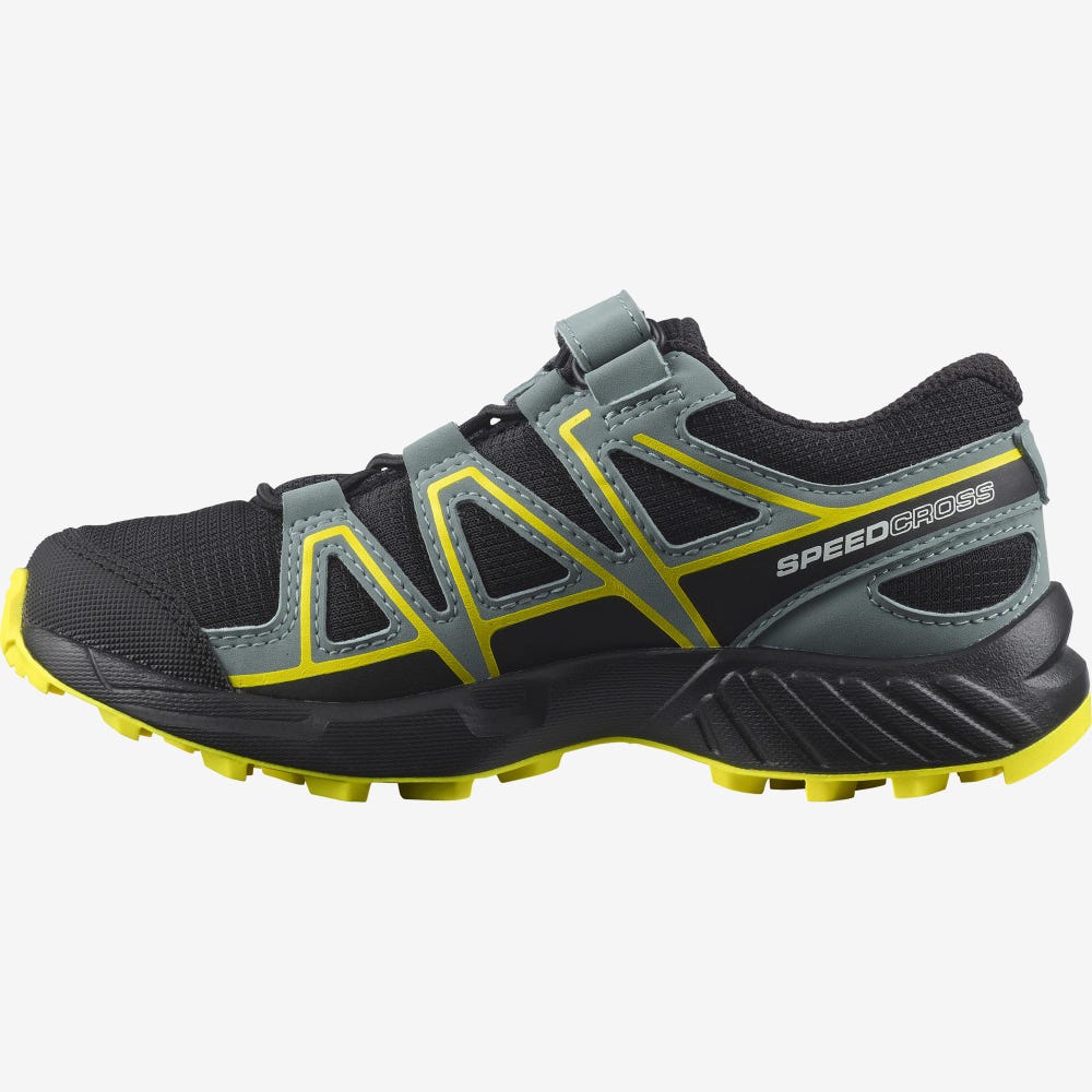 Salomon SPEEDCROSS Terepfutó Cipő Gyerek Fekete | HU469538