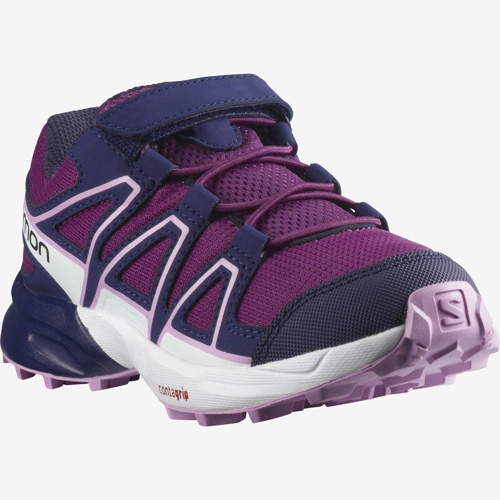 Salomon SPEEDCROSS Terepfutó Cipő Gyerek Lila/Kék/Lila | HU573846