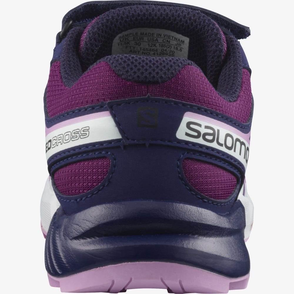 Salomon SPEEDCROSS Terepfutó Cipő Gyerek Lila/Kék/Lila | HU573846