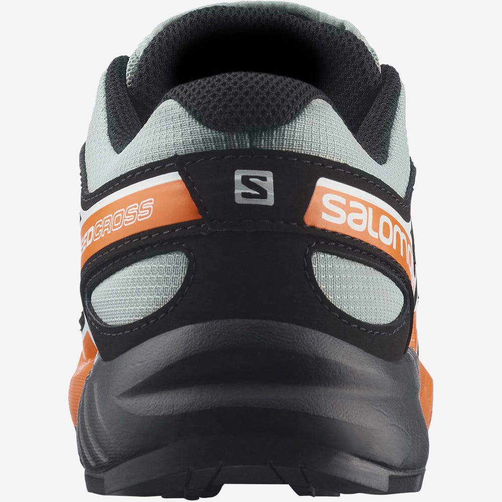 Salomon SPEEDCROSS Terepfutó Cipő Gyerek Zöld/Fekete/Narancssárga | HU720463