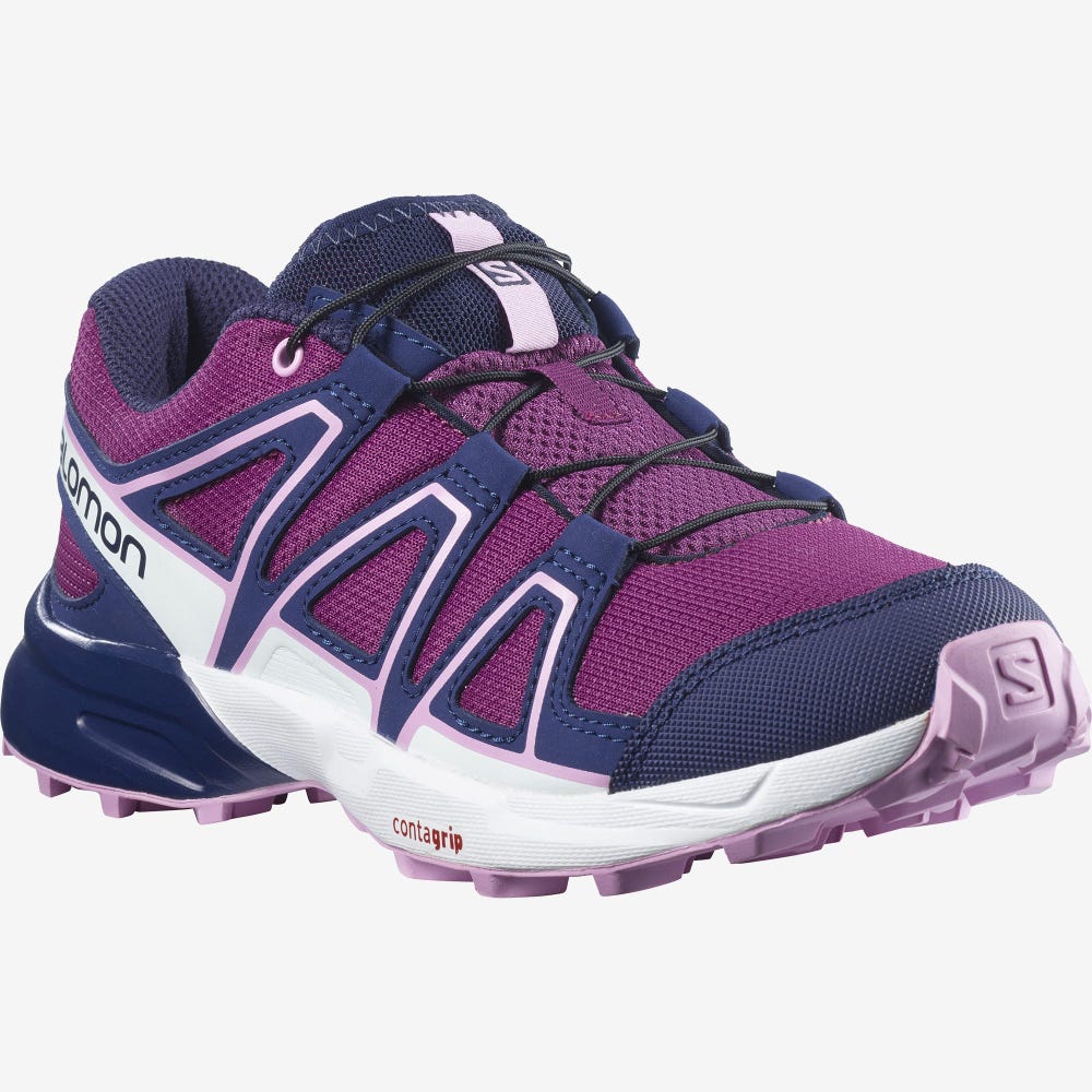 Salomon SPEEDCROSS Túrabakancs Gyerek Lila/Kék/Lila | HU650941