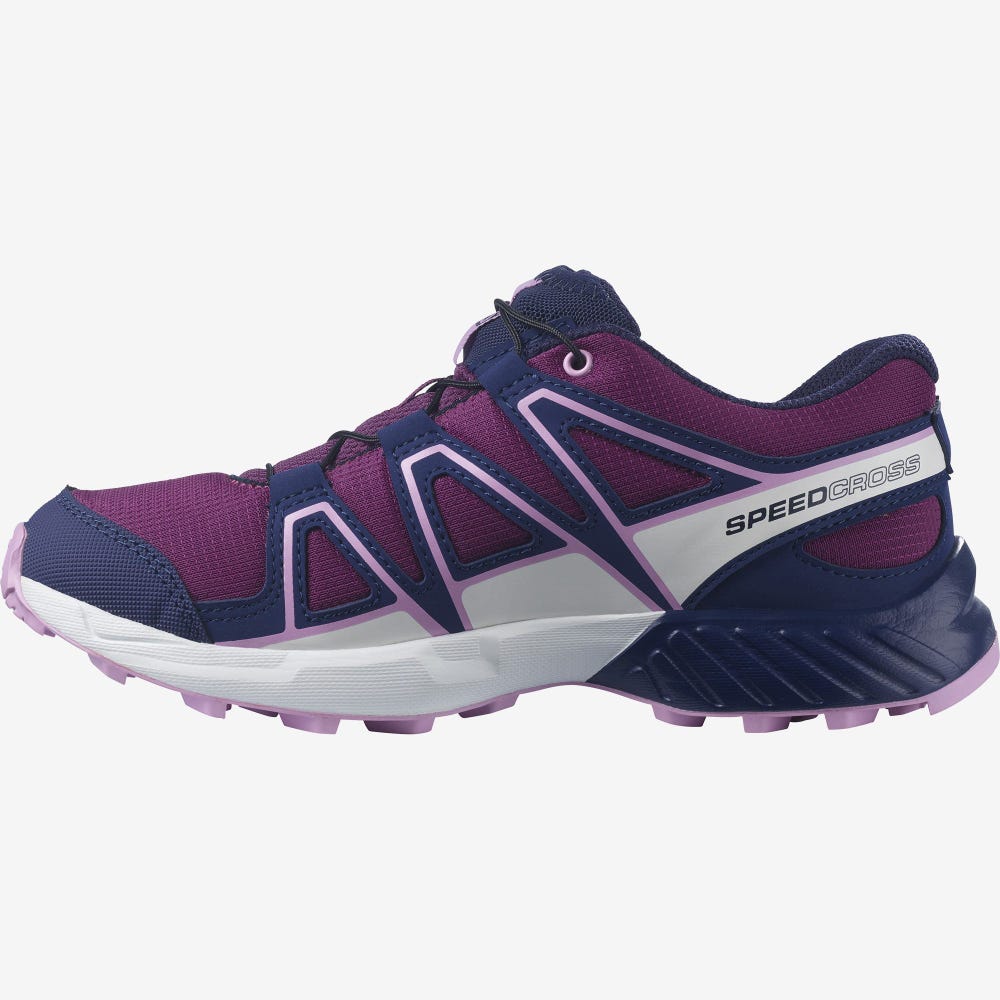 Salomon SPEEDCROSS Túrabakancs Gyerek Lila/Kék/Lila | HU650941