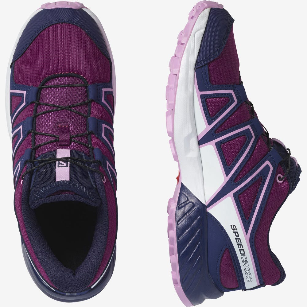 Salomon SPEEDCROSS Túrabakancs Gyerek Lila/Kék/Lila | HU650941