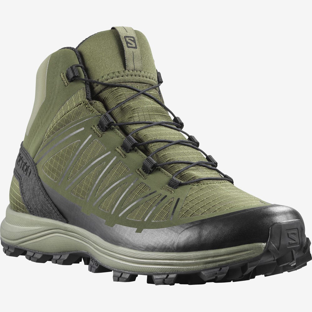 Salomon SPEED ASSAULT Taktikai Bakancs Férfi Olivazöld/Fekete | HU346951