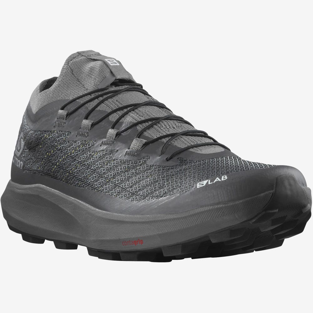 Salomon S/LAB PULSAR SOFT GROUND Terepfutó Cipő Női Szürke/Fekete | HU417258