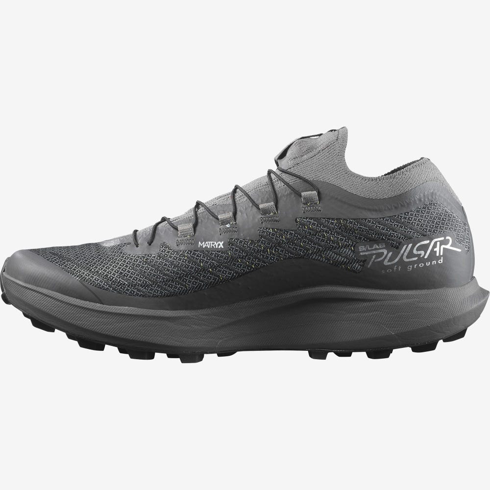 Salomon S/LAB PULSAR SOFT GROUND Terepfutó Cipő Női Szürke/Fekete | HU417258