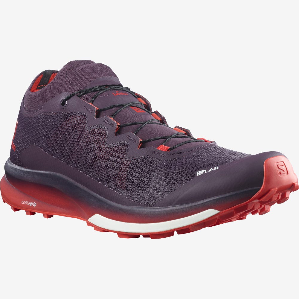 Salomon S/LAB ULTRA 3 Terepfutó Cipő Női Lila/Piros | HU684750