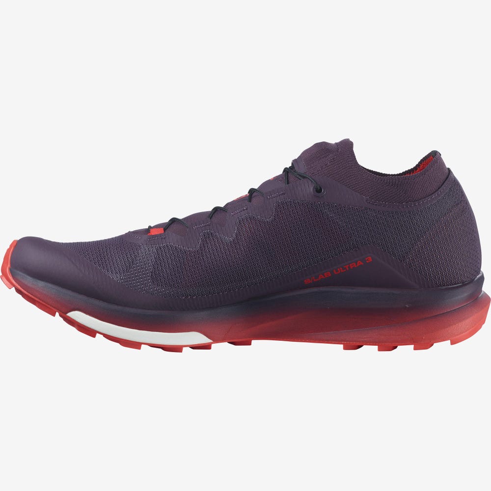 Salomon S/LAB ULTRA 3 Terepfutó Cipő Női Lila/Piros | HU684750