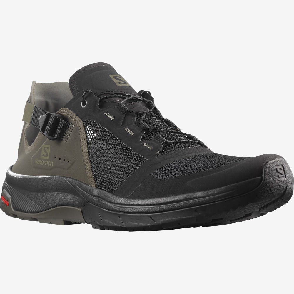 Salomon TECH AMPHIB 4 Vizicipő Férfi Fekete/Szürke | HU216380