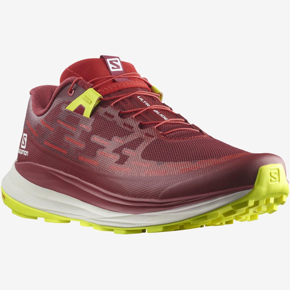 Salomon ULTRA GLIDE Terepfutó Cipő Férfi Piros | HU460125