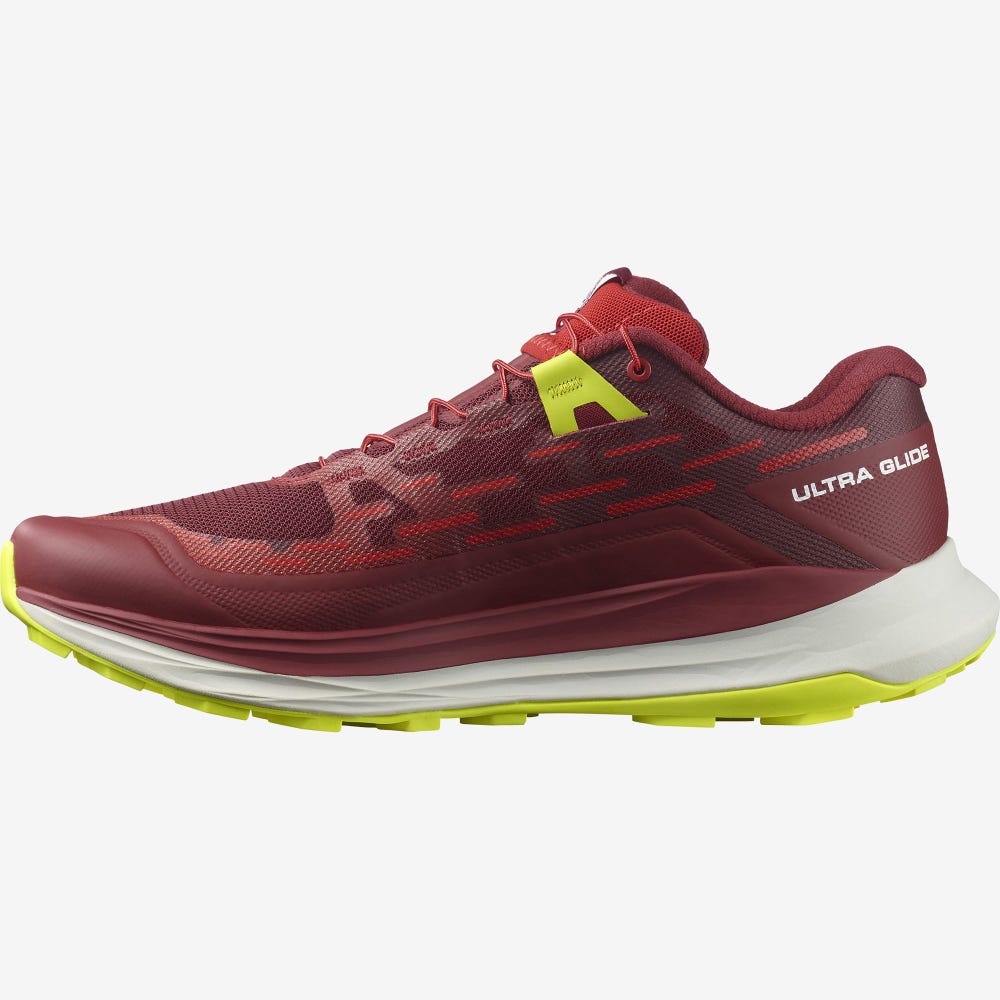 Salomon ULTRA GLIDE Terepfutó Cipő Férfi Piros | HU460125