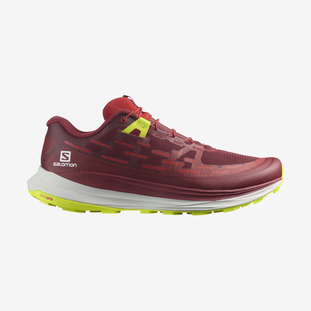 Salomon ULTRA GLIDE Terepfutó Cipő Férfi Piros | HU460125