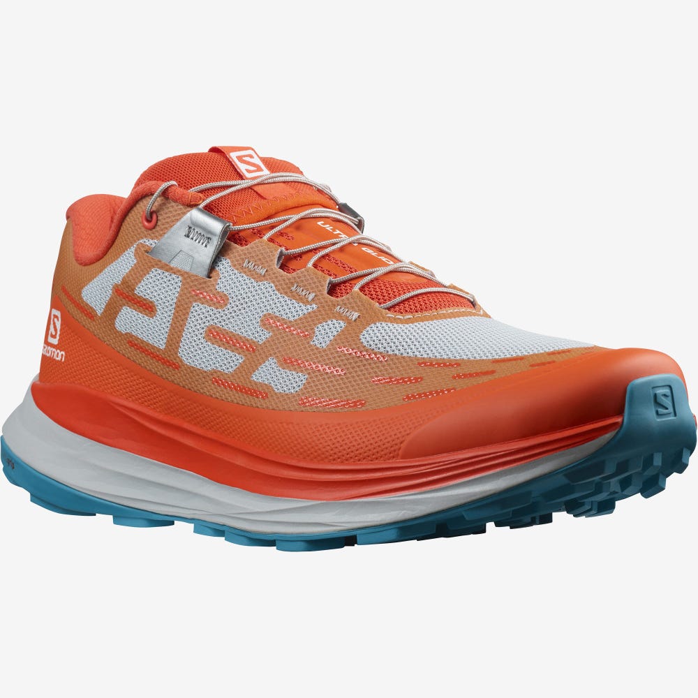 Salomon ULTRA GLIDE Terepfutó Cipő Férfi Rózsaszín/Kék | HU469218