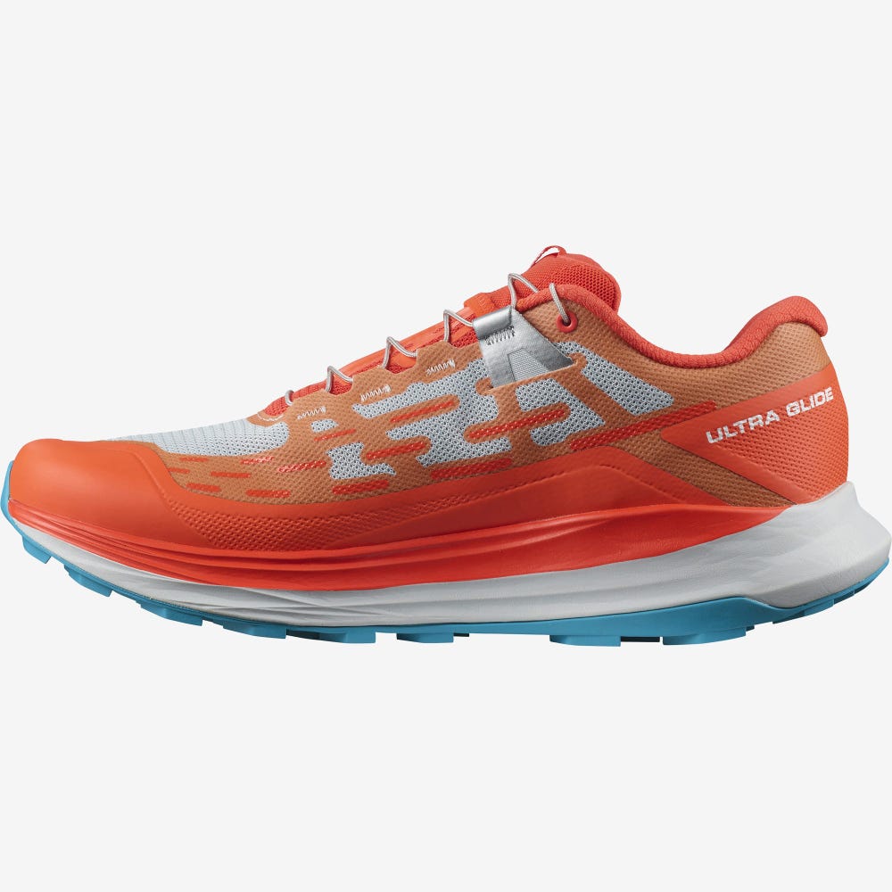 Salomon ULTRA GLIDE Terepfutó Cipő Férfi Rózsaszín/Kék | HU469218