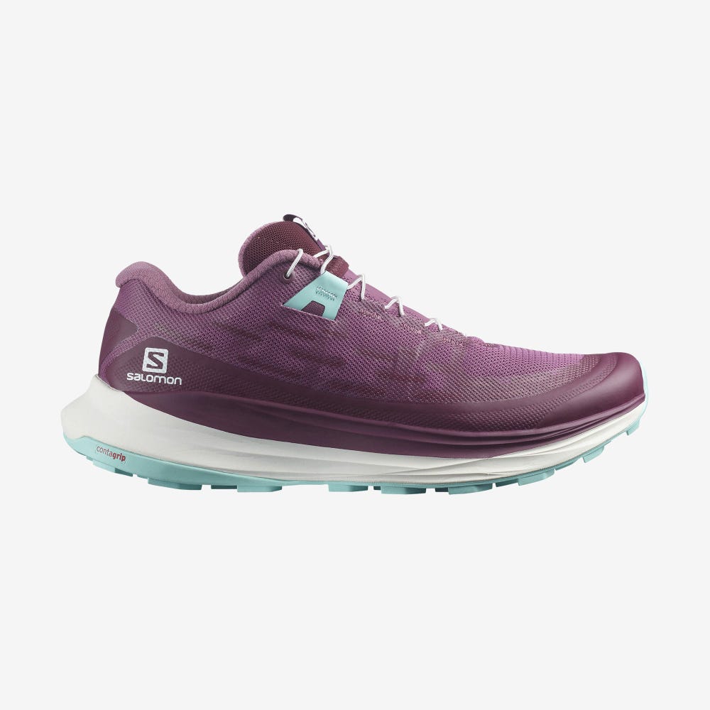 Salomon ULTRA GLIDE Terepfutó Cipő Női Lila/Fehér/Türkiz | HU750468