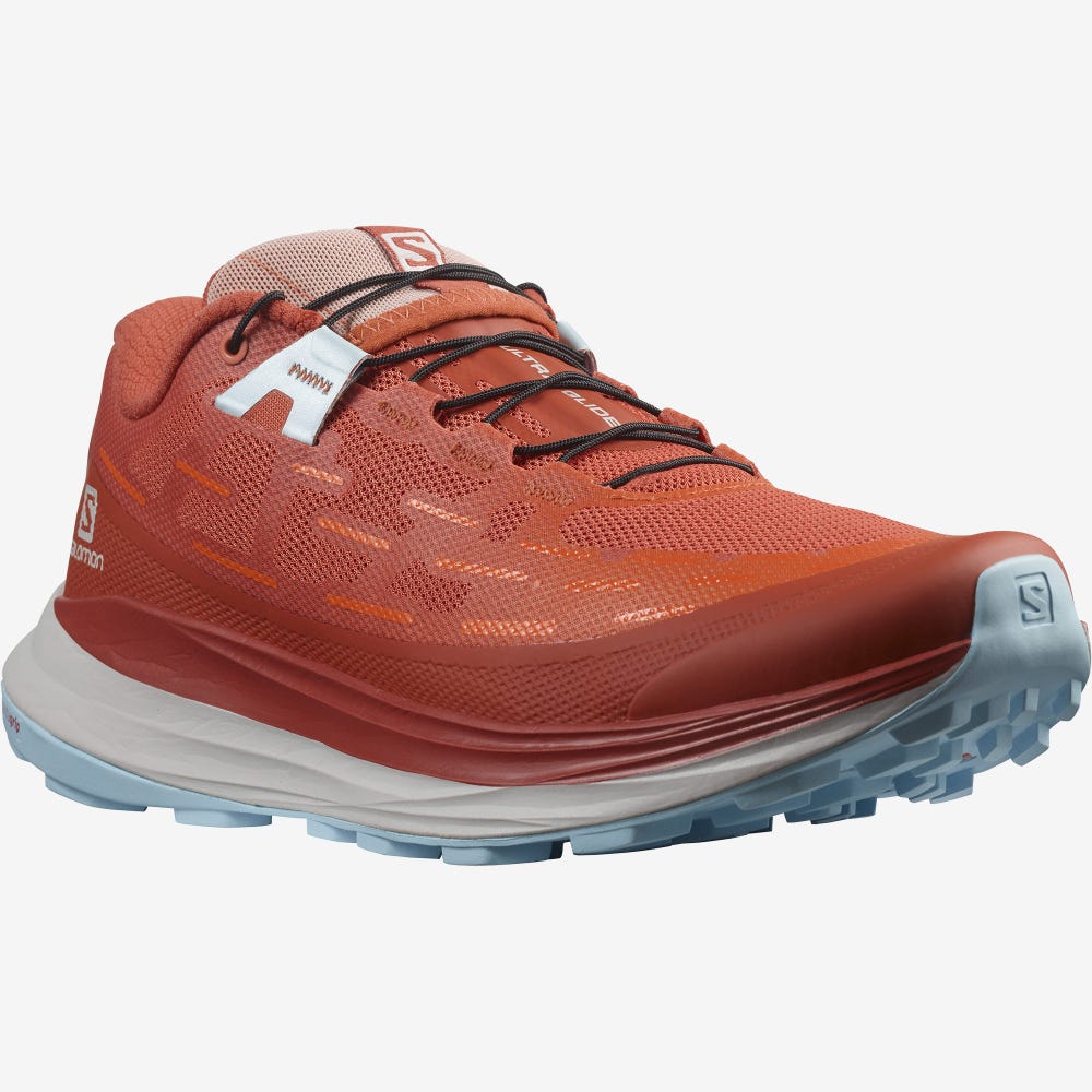 Salomon ULTRA GLIDE Terepfutó Cipő Női Narancssárga/Piros Narancssárga/Kék | HU674391