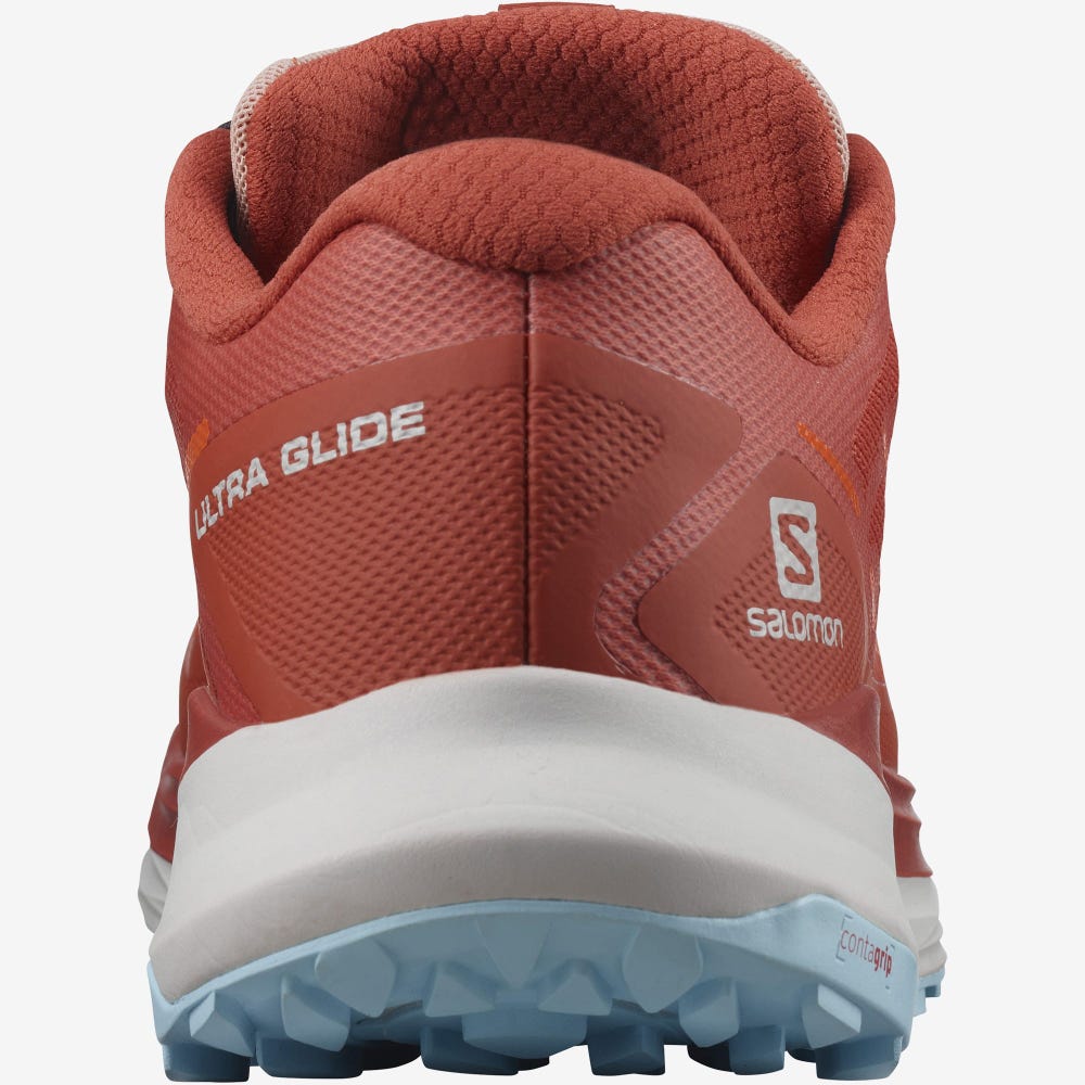 Salomon ULTRA GLIDE Terepfutó Cipő Női Narancssárga/Piros Narancssárga/Kék | HU674391