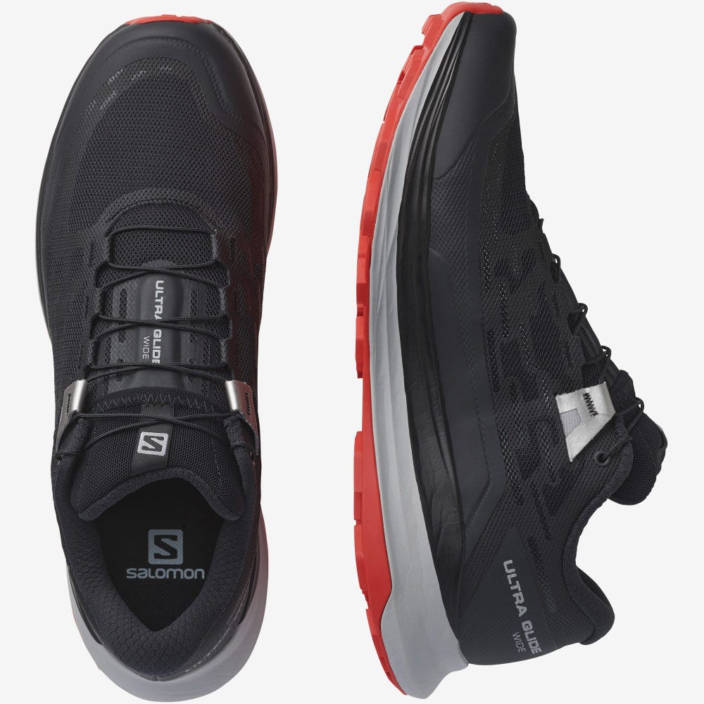 Salomon ULTRA GLIDE WIDE Terepfutó Cipő Férfi Fekete | HU130467