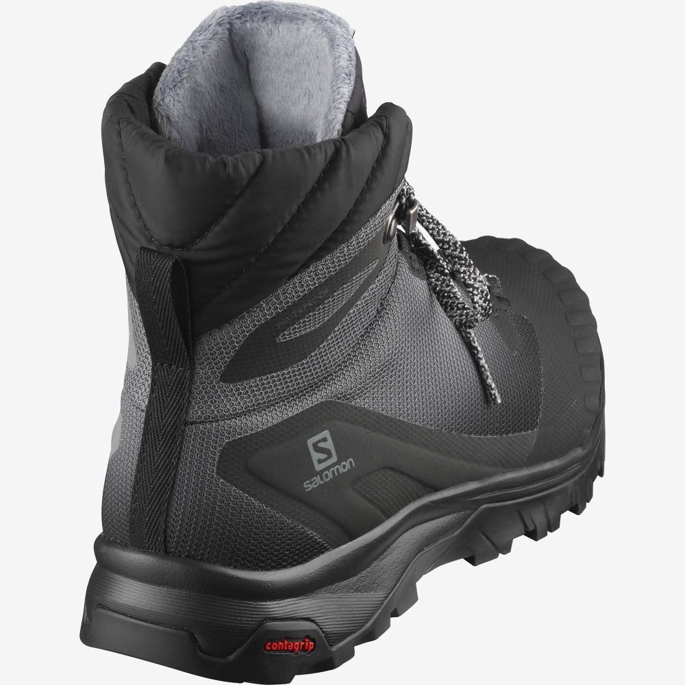 Salomon VAYA BLAZE THINSULATE™ CLIMASALOMON™ WATERPROOF Túrabakancs Női Fekete | HU168073